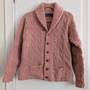 Vintage Ralph Lauren wool cardigan size L. EUC